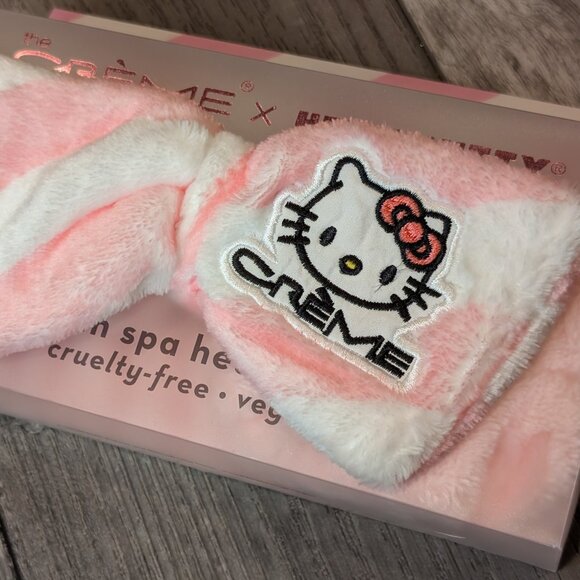 Crème x Hello Kitty Plushy Spa Headband - Vegan & Cruelty-Free, New in Box - Picture 2 of 7